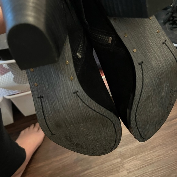 SAM EDLEMAN LEATHER BUCKLE ANKLE BOOTIES SIZE 10 - Picture 14 of 16